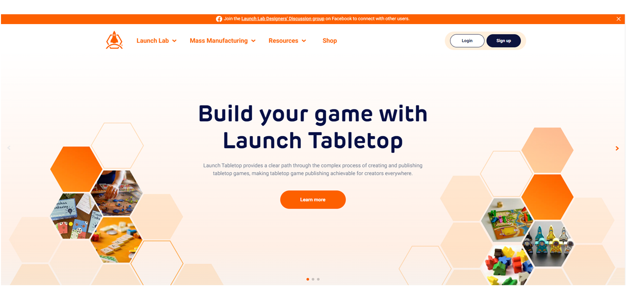 ltt1Launch Tabletop website homepage