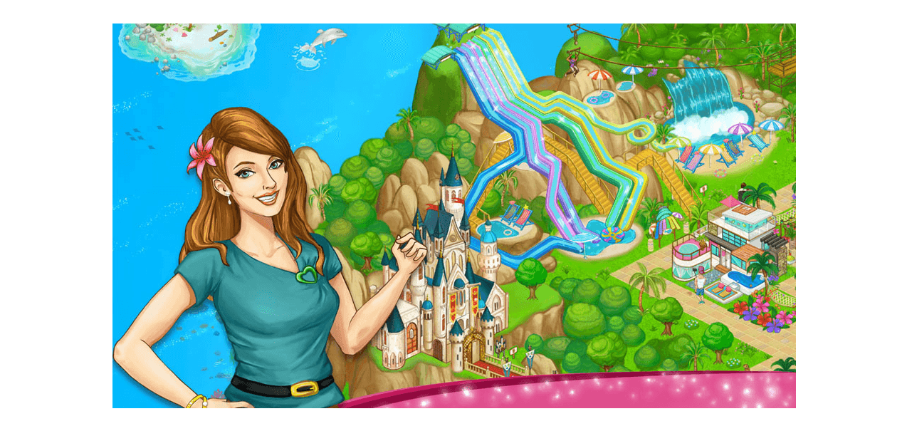 Eden Isle: Resort Paradise game app promotional image