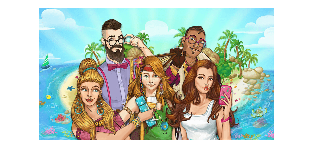 Eden Isle: Resort Paradise game app promotional image