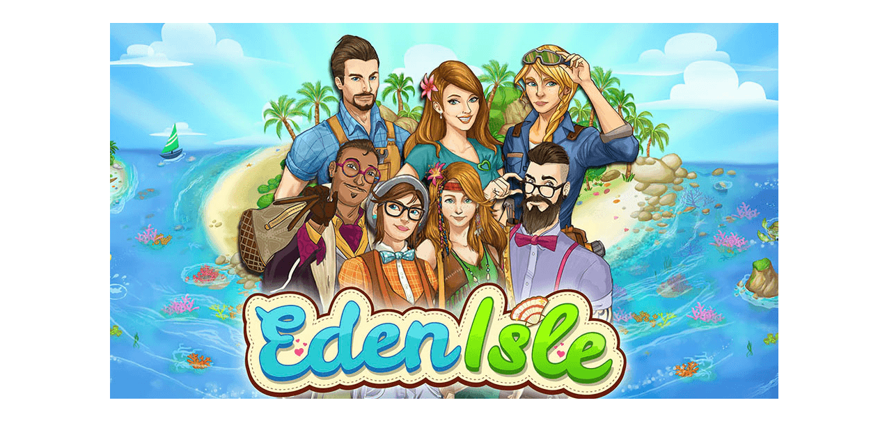 Eden Isle: Resort Paradise game app promotional image