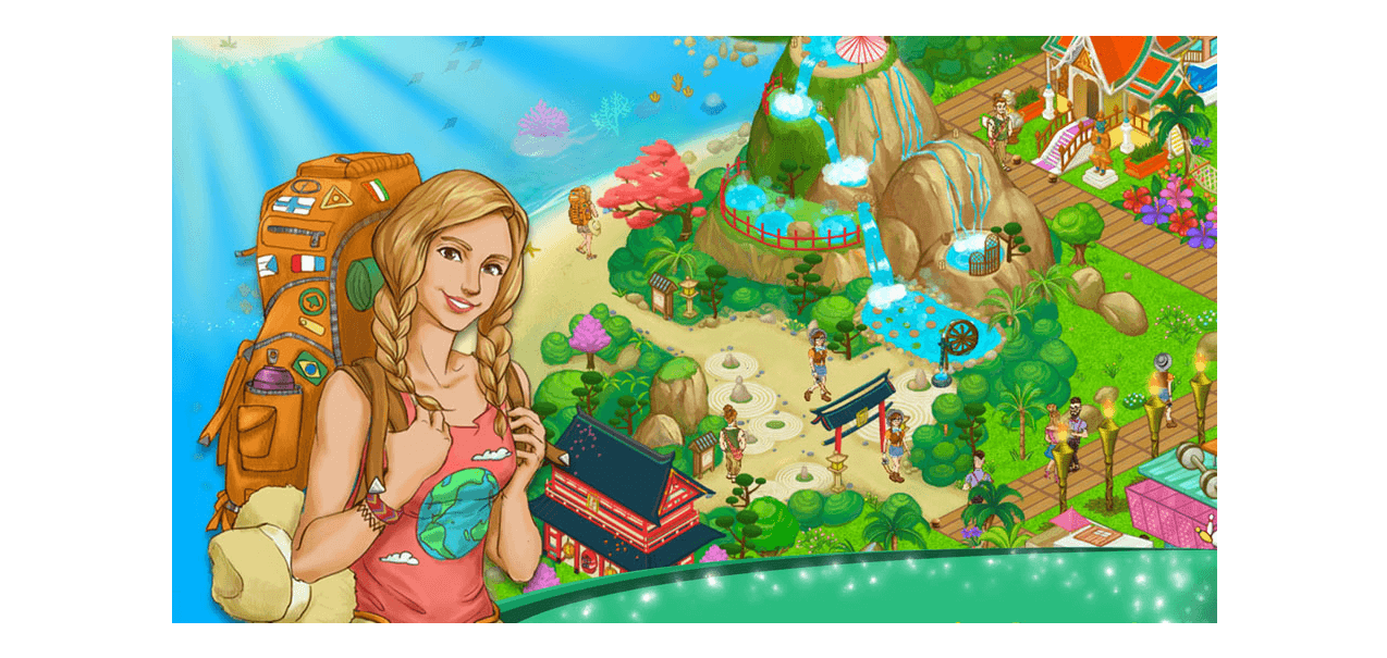 Eden Isle: Resort Paradise game app promotional image